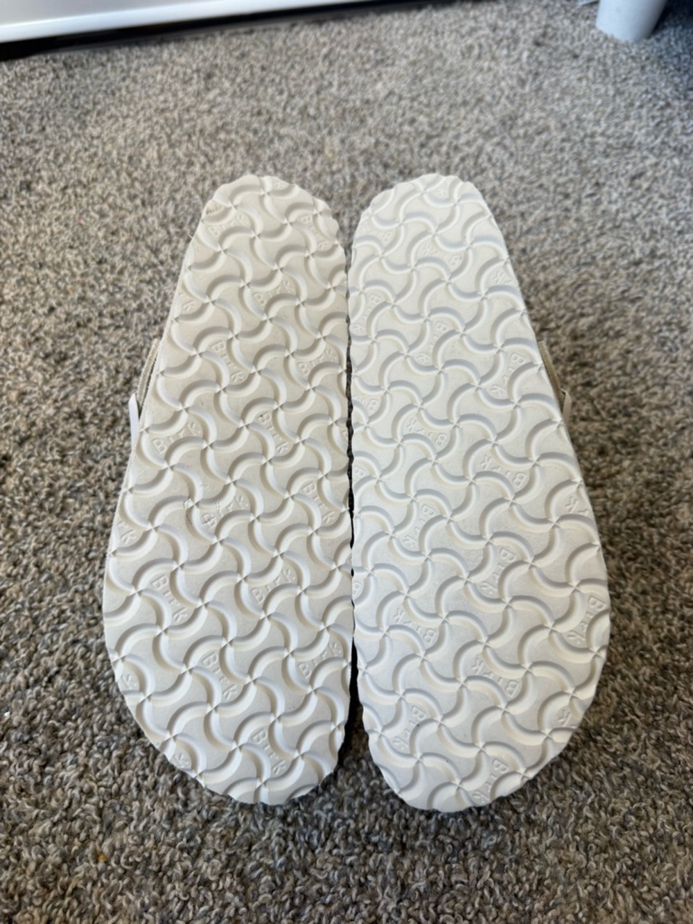 Birkenstock Light Tan Suede Slip-Ons - Picture 5 of 5